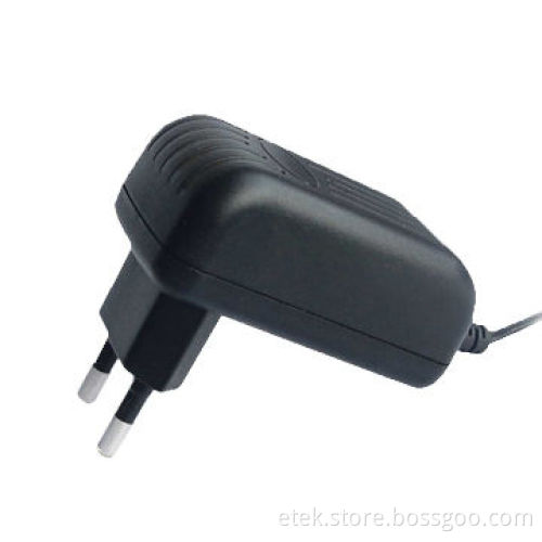 12W Series Switching Power Adapter with Europe AC Plug